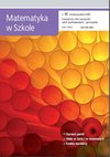 Okładka "Matematyka w Szkole" - Czasopismo dla nauczycieli szk&oacute;ł podstawowych i gimnazj&oacute;w - e-wydanie