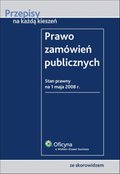 6 nowych tytułów od wydawnictwa Wolters Kulwer converter?widthMax=120&heightMax=200&img=%2Fupload%2Fpublisher%2FWolterskluwer%2Fpublic%2Fprawo+zamowien+publicznych%281maj2008%29 cov 6 nowych tytułów od wydawnictwa Wolters Kulwer