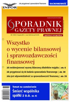 e-prasa: Poradnik Gazety Prawnej - e-wydanie – 1/2013
