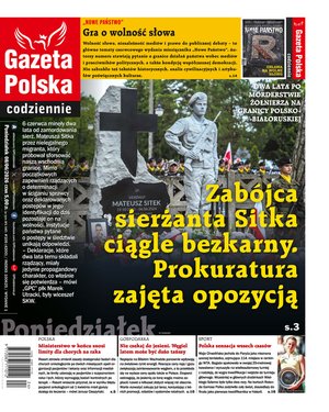 polityka, społeczno-informacyjne: Gazeta Polska Codziennie – e-wydanie – 106/2026