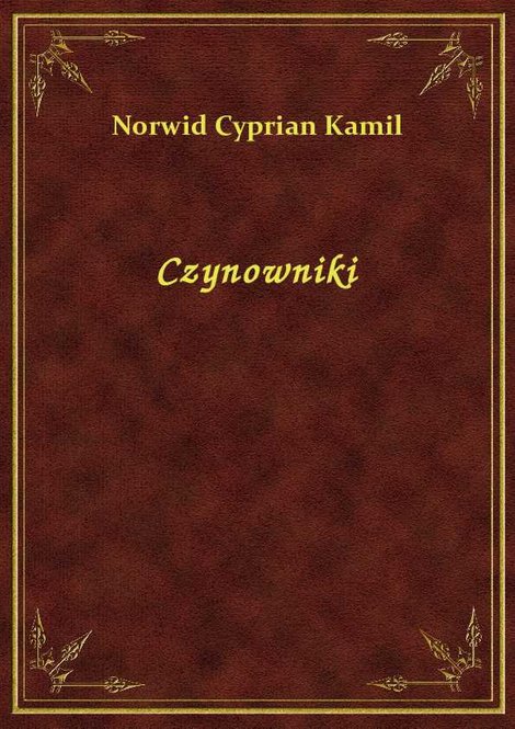 ebooki: Czynowniki – ebook