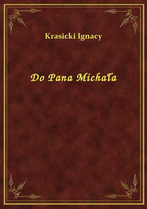 ebooki: Do Pana Michała – ebook