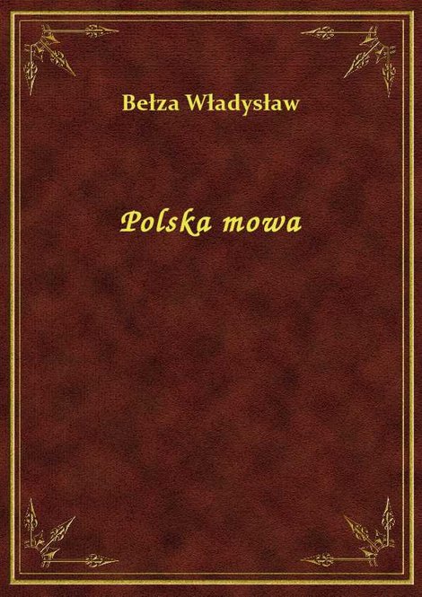 ebooki: Polska mowa – ebook