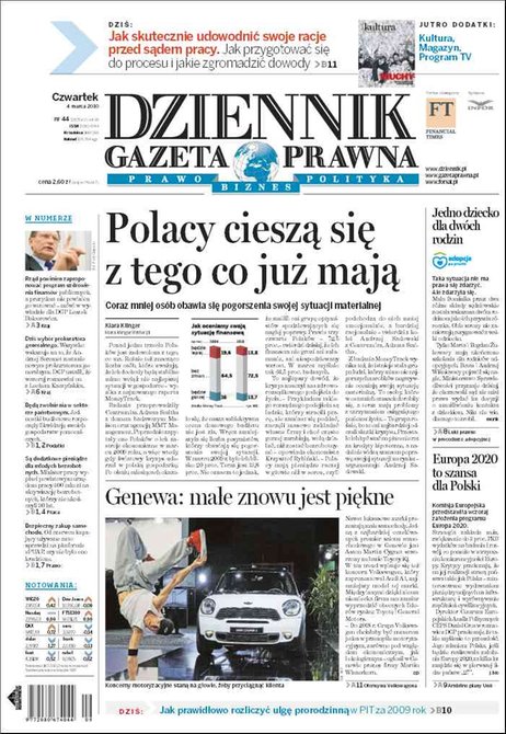 e-prasa: Dziennik Gazeta Prawna – e-wydanie – 44/2010