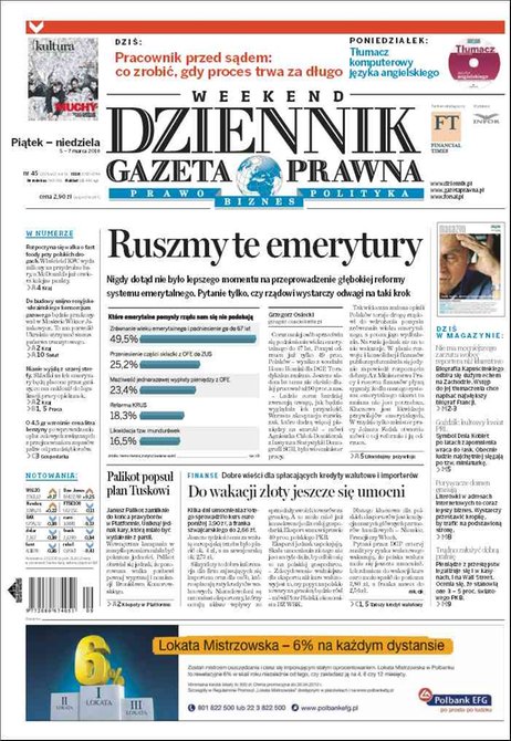 e-prasa: Dziennik Gazeta Prawna – e-wydanie – 45/2010