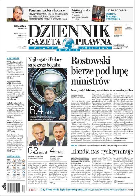 e-prasa: Dziennik Gazeta Prawna – e-wydanie – 49/2010