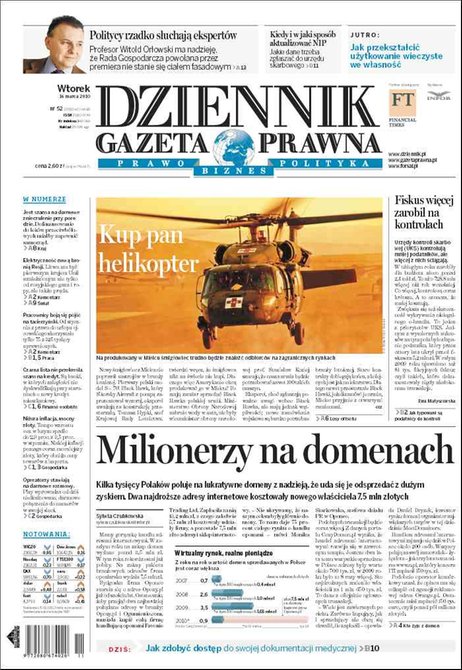 e-prasa: Dziennik Gazeta Prawna – e-wydanie – 52/2010