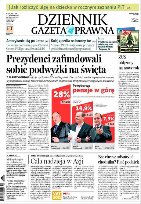e-prasa: Dziennik Gazeta Prawna – e-wydanie – 249/2010