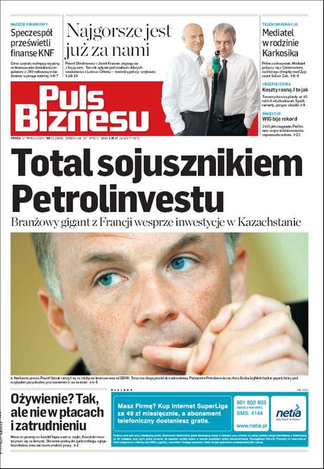 e-prasa: Puls Biznesu – e-wydanie – nr 53(2010-03-17)