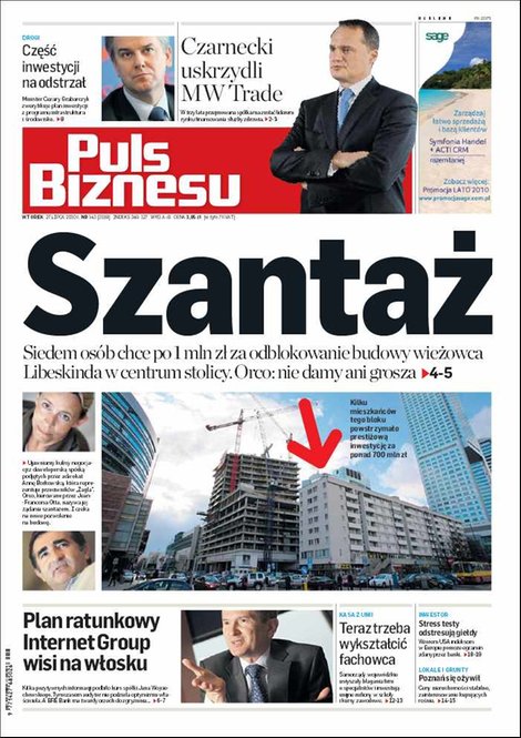 e-prasa: Puls Biznesu – e-wydanie – nr 143(2010-07-27)