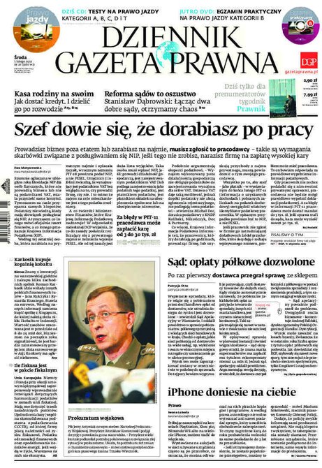 e-prasa: Dziennik Gazeta Prawna – e-wydanie – 22/2012