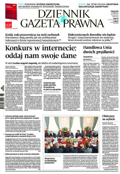 e-prasa: Dziennik Gazeta Prawna – e-wydanie – 28/2012