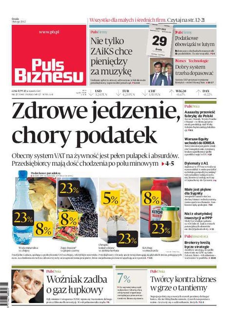 e-prasa: Puls Biznesu – e-wydanie – nr 22(2012-02-01)