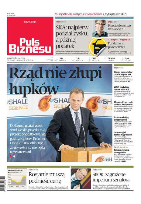 e-prasa: Puls Biznesu – e-wydanie – nr 95 (2012-05-17)