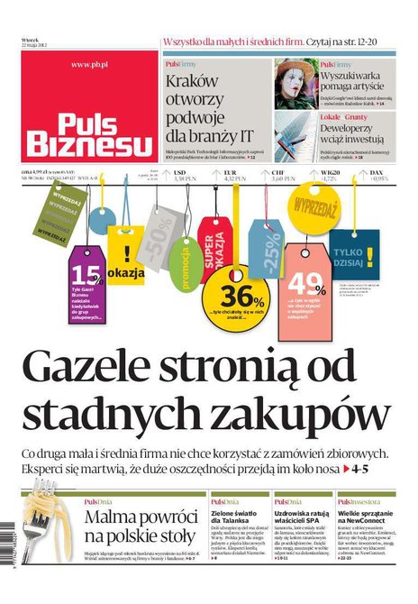 e-prasa: Puls Biznesu – e-wydanie – nr 98 (2012-05-22)