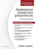 :: Zawieszenie działalności gospodarczej krok po kroku. - e-book ::