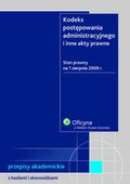 :: Kodeks postępowania administracyjnego i inne akty prawne. Przepisy akademickie z hasłami i skorowidzami - e-book ::