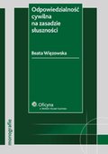 :: Odpowiedzialność cywilna na zasadzie słuszności - e-book ::