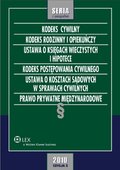 :: Kodeks cywilny. Kodeks rodzinny i opiekuńczy. Ustawa o księgach wieczystych i hipotece. Kodeks postępowania cywilnego. Ustawa o kosztach sądowych w sprawach cywilnych. Prawo prywatne międzynarodowe - ebook ::
