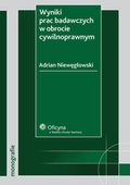 :: Wyniki prac badawczych w obrocie cywilnoprawnym - e-book ::