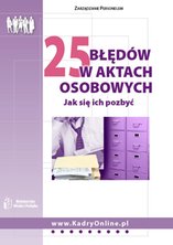 25 błędów w aktach osobowych. Jak się ich pozbyć?