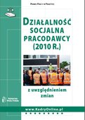 :: Działalność socjalna pracodawcy (2010 r.) - e-book ::