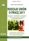 :: Rodzaje umów o pracę 2010 - e-book ::