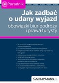 :: Jak zadbać o udany wyjazd - obowiązki biur podróży i prawa turysty - e-book ::
