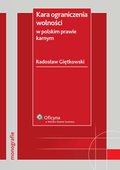 :: Kara ograniczenia wolności w polskim prawie karnym  - e-book ::