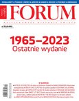 Tygodnik, magazyn - Spo�eczno - Informacyjny “FORUM” - wydawca: Polityka Sp�dzielnia Pracy - to publikowany od roku 1965 przegl�d najciekawszych przedruk�w z prasy zagranicznej. Czytelnicy znajd� w nim artyku�y z m.in. ameryka�skich The Washington Post, Los Angeles Times, brytyjskich Financial Times, The Times, The Guardian, niemieckich Der Spiegel, Sueddeutsche Zeitung, francuskich Le Figaro, L’Express, Le Nouvel Observateur. - wydanie elektroniczne, ePrasa, Zinio