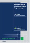 :: Finanse publiczne. Finanse samorządu terytorialnego. Wydanie 1 - e-book ::