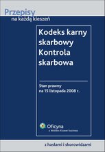 Kodeks karny skarbowy. Kontrola skarbowa. Wydanie 6 - e-book - Sándor Ferenczy