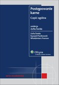 :: Postępowanie karne. Część ogólna - e-book ::