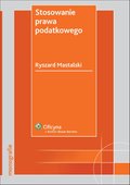 :: Stosowanie prawa podatkowego - e-book ::