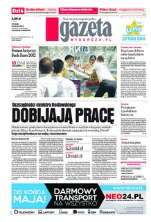 e-prasa: Gazeta Wyborcza - Rzesz&oacute;w &ndash; 124/2012