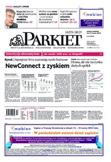e-prasa: Parkiet &ndash; 64/2013