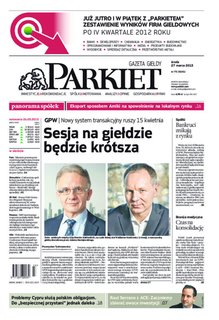 e-prasa: Parkiet &ndash; 73/2013