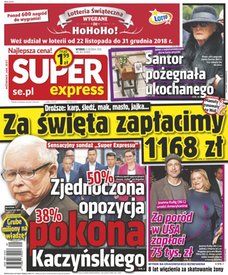 e-prasa: SUPER EXPRESS wydania archiwalne do 31.12.2018 – 282/2018