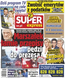 e-prasa: SUPER EXPRESS wydania archiwalne do 31.12.2018 – 297/2018