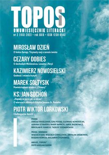 : Topos. Dwumiesięcznik literacki – 2/2022