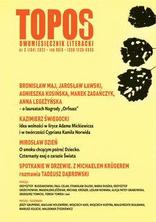 : Topos. Dwumiesięcznik literacki – 3/2022