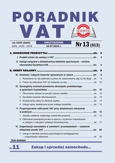 e-prasa: Poradnik VAT – 13/2024