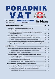 e-prasa: Poradnik VAT – 14/2024