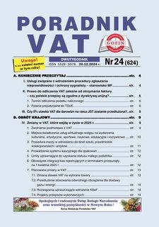 e-prasa: Poradnik VAT – 24/2024