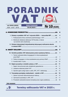 e-prasa: Poradnik VAT – 10/2025