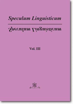Speculum Linguisticum Vol. 3 – ebook