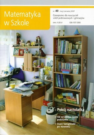 Matematyka w Szkole. Czasopismo dla nauczycieli szk&oacute;ł podstawowych i gimnazj&oacute;w. Nr 40 &ndash; ebook