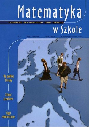 Matematyka w Szkole. Czasopismo dla nauczycieli szk&oacute;ł średnich. Nr 9 &ndash; ebook