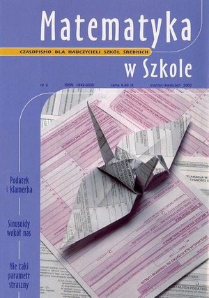 Matematyka w Szkole. Czasopismo dla nauczycieli szk&oacute;ł średnich. Nr 2 &ndash; ebook