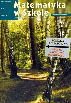 Matematyka w Szkole. Czasopismo dla nauczycieli szk&oacute;ł podstawowych i gimnazj&oacute;w. Nr 2 &ndash; ebook